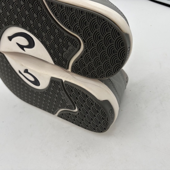 Olukai Lae'Ahi Mens Size 13 Shoes Poi Gray Mesh Slip On Beach Sneakers - Picture 10 of 15